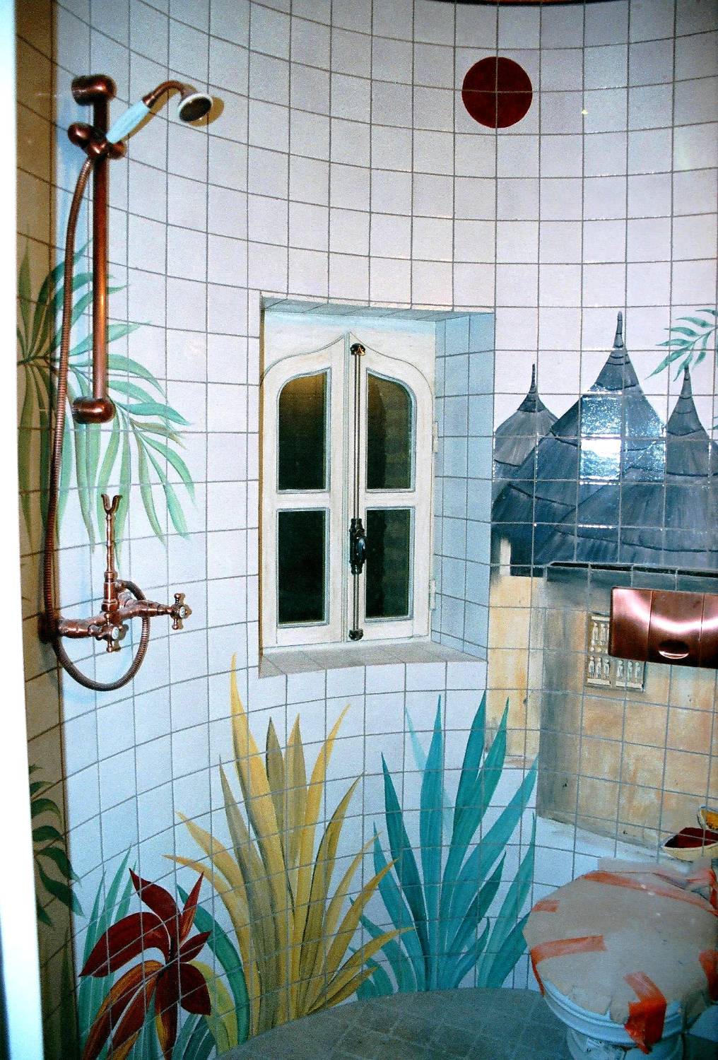 salle de bains africaine