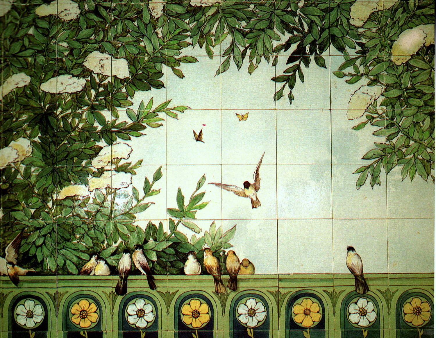 La balustrade aux oiseaux