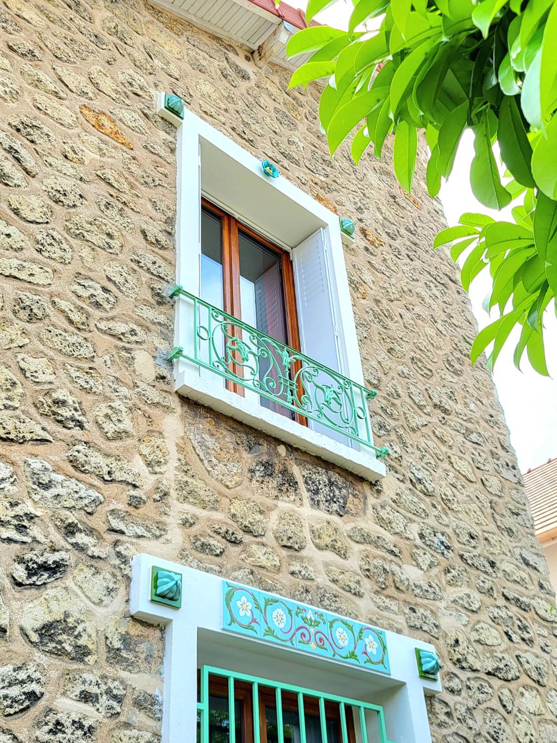 une façade bien décorée