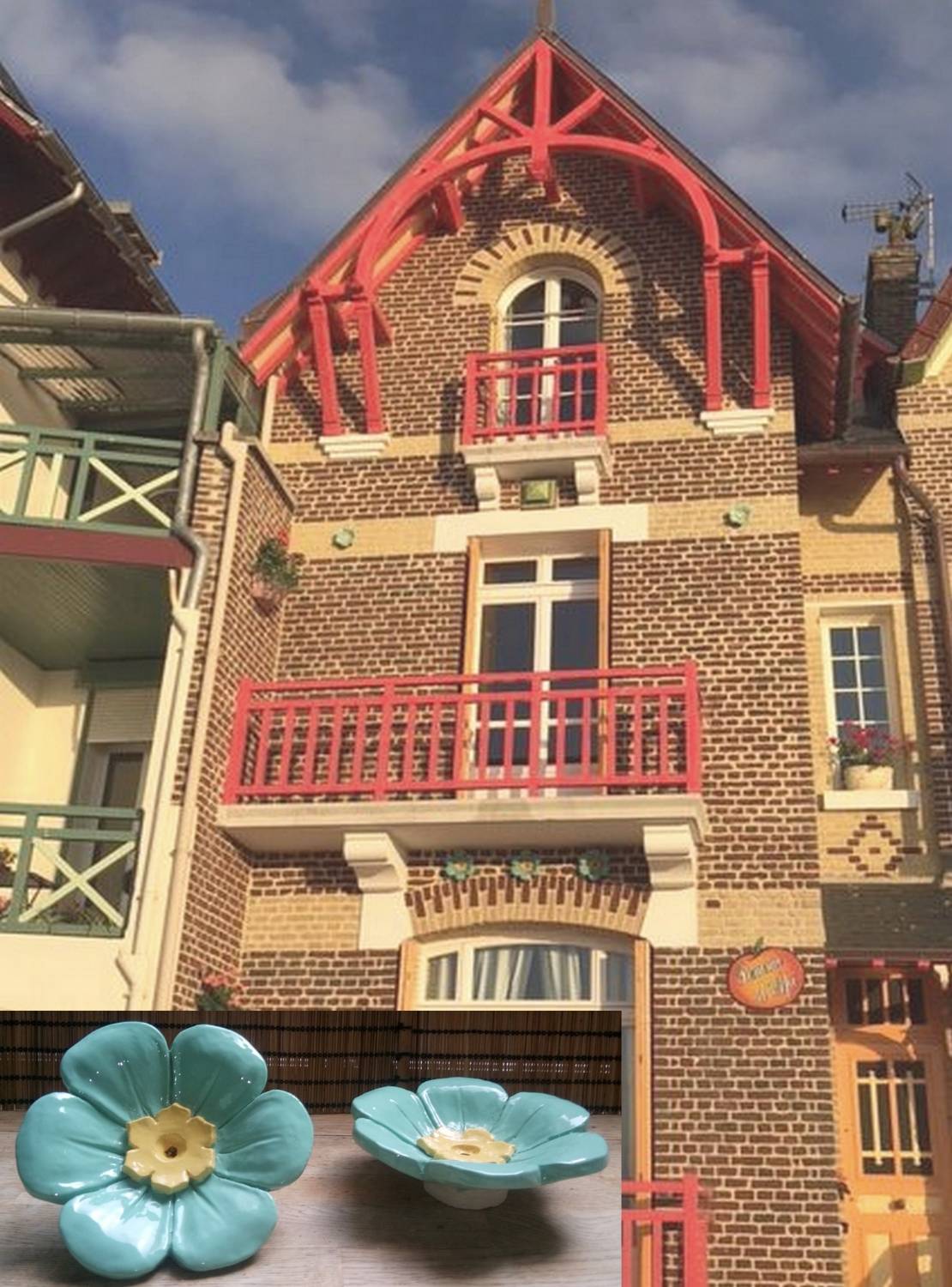 MYOSOTIS  D 19 cm H 6 cm