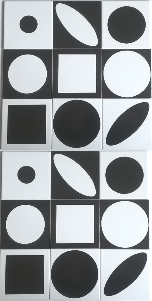 carreaux type Vasarely