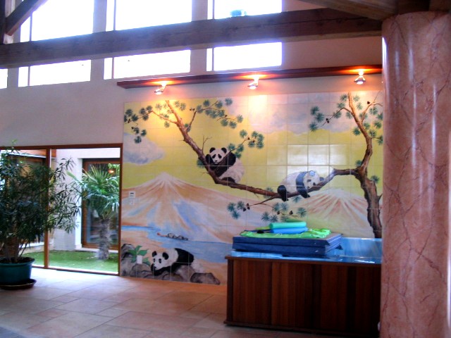 Jacuzzi décor "Pandas"