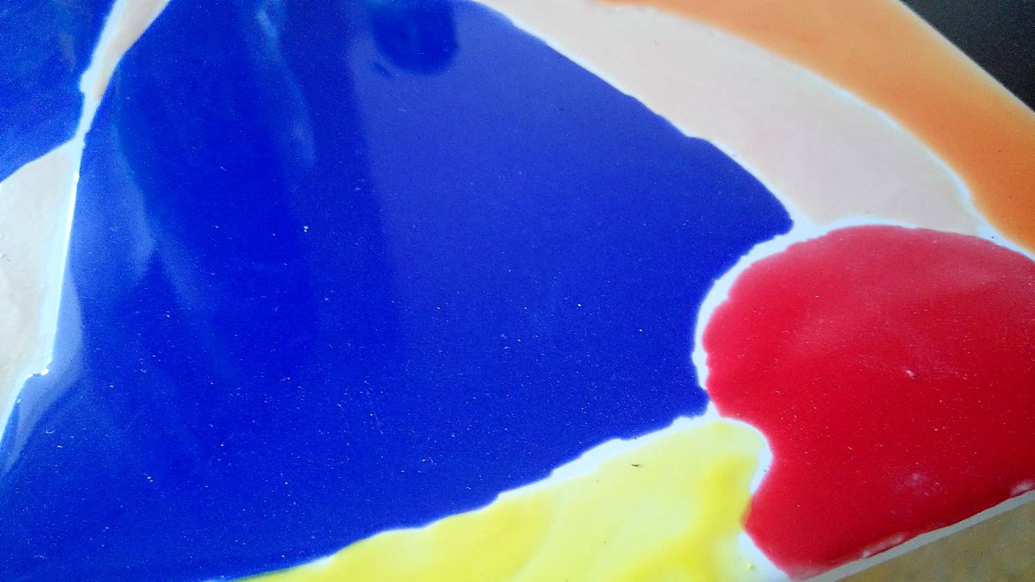 emaux sans cloisons sur cx de faïence